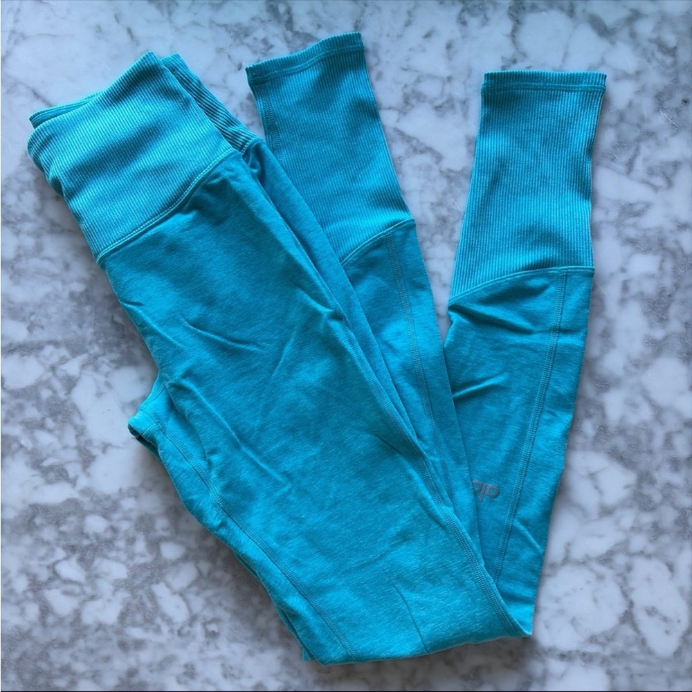 Alo Yoga turquoise blue leggings - XXS